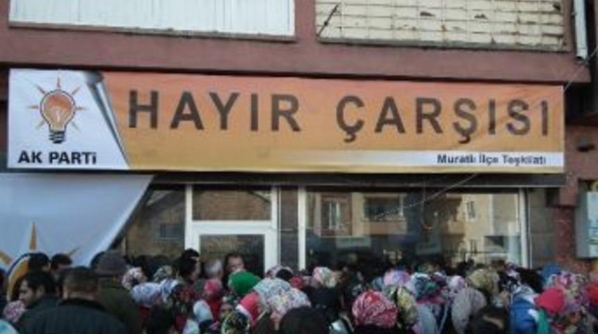 'ak Hayır &Ccedil;arşısı' Muratlı'da A&ccedil;ıldı