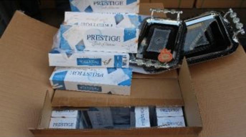 Ambarlı Limanında Ka&ccedil;ak Sigara Operasyonu