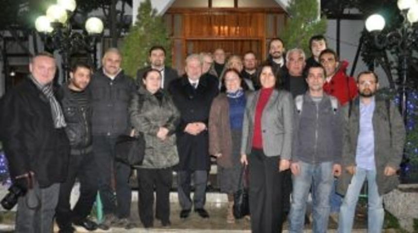 Salihli'nin Başkanı Basınla Yemekte Buluştu