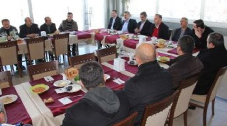 Başkan Alaydın Kul&uuml;p Y&ouml;neticileriyle Bir Araya Geldi