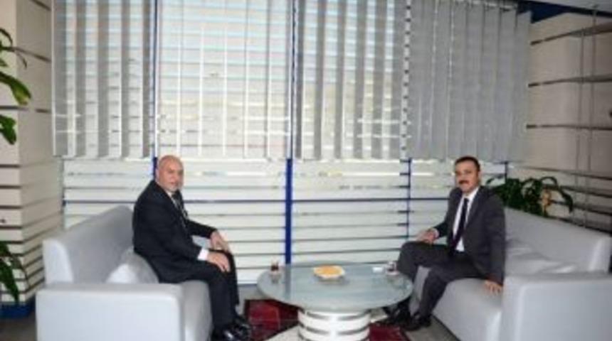 Emniyet M&uuml;d&uuml;r&uuml; Buran, Başkan Bayram&rsquo;ı Ziyaret Etti