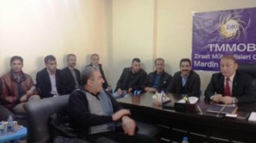 Mardin'de Ziraat&ccedil;ılar Yılın İlk Toplantısını Yaptı