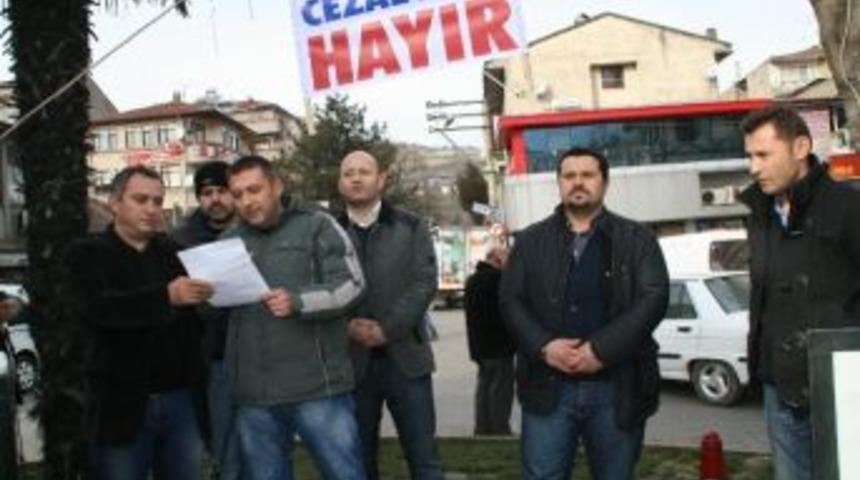 Devrek&rsquo;te 'devrek&rsquo;e Cezaevi İstemiyoruz' Eylemi