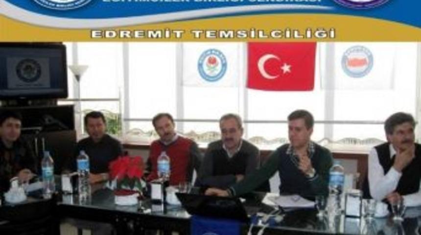 Edremit Eğitim Bir-sen Sonu&ccedil; Bildirgesi Yayınladı