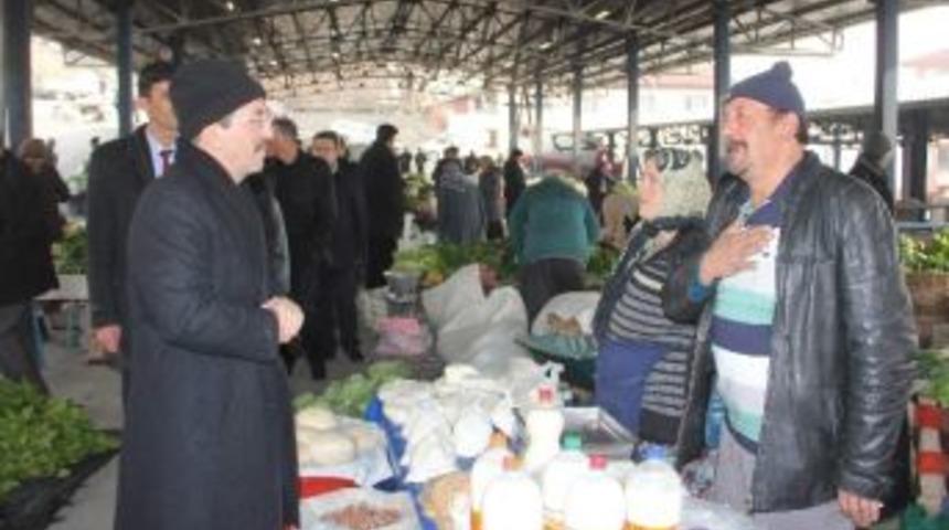 Başkan Vergili Esentepe Esnaflarını Gezdi