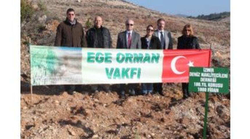 İzmir Deniz Nakliyecileri Derneği'nden Doğaya 1000 Fidan