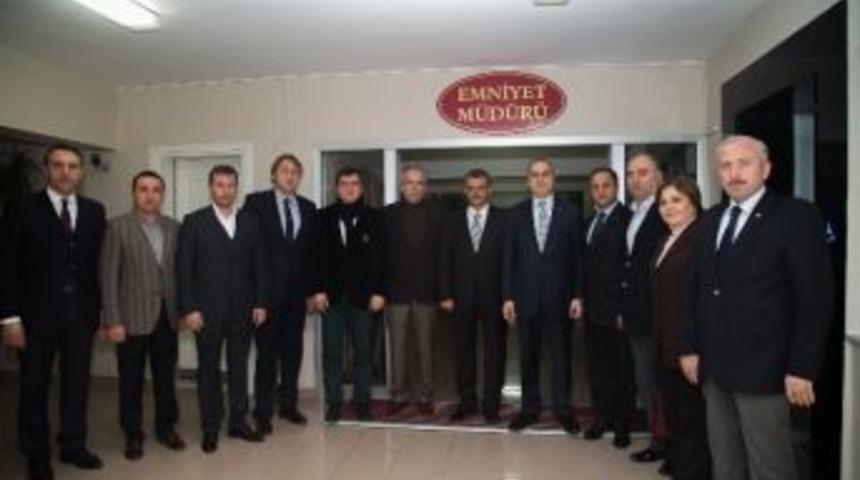 Satso&rsquo;dan İl Emniyet M&uuml;d&uuml;r&uuml;&rsquo;ne &ldquo;hayırlı Olsun&rdquo; Ziyareti