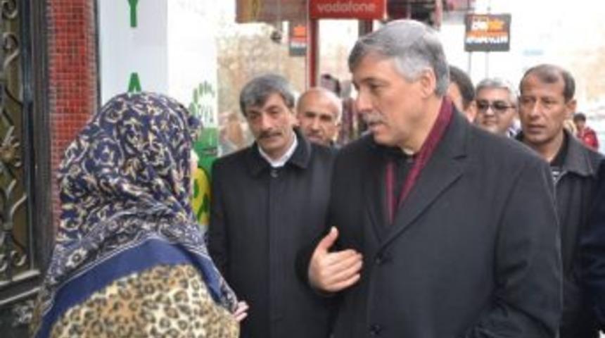 Erkal, Fuzuli Esnafını Ziyaret Etti