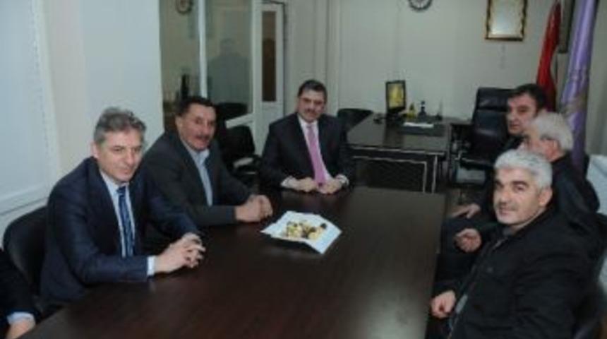 Başkan Aydınlı&rsquo;dan Esnaf Odasına Ziyaret