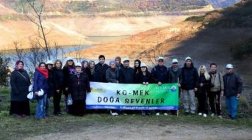 Ko-mek Doğa Sevenler Grubu Başkan Karaosmanoğlu İle Y&uuml;r&uuml;y&uuml;ş Yaptı