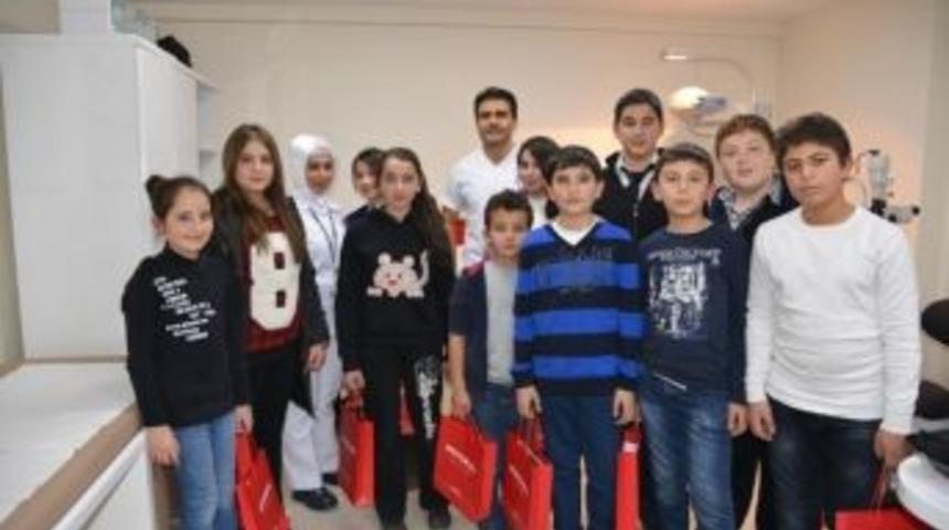 Melikgazi Belediyesi &Ccedil;ocuk Meclisi &Uuml;yeleri G&ouml;z Muayenesinde