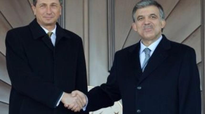 Slovenya Cumhurbaşkanı Pahor &Ccedil;ankaya K&ouml;şk&uuml;&rsquo;nde