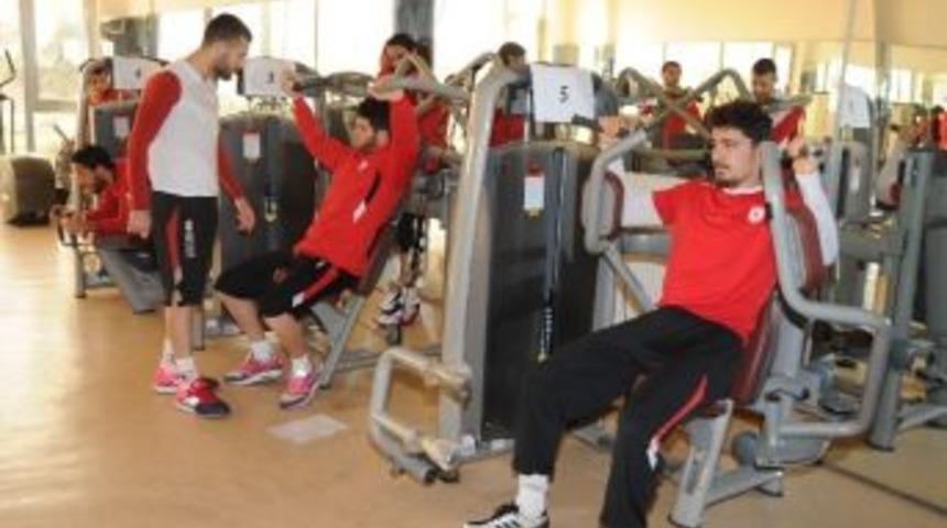 Samsunspor Salonda &Ccedil;alıştı