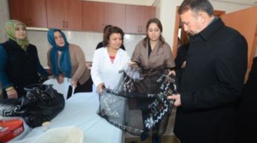 Başkan Karabalık'tan Karmek Kurslarına Ziyaret