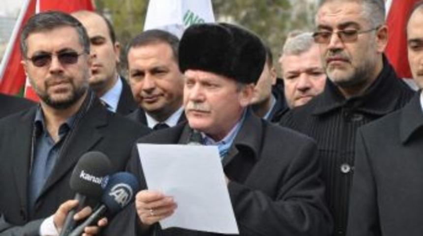 Stk'lar İhh'ya Yapılan Operasyonları Protesto Etti