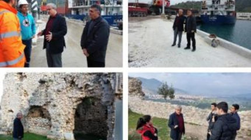 Vali G&uuml;ven&ccedil;er Milas&rsquo;ta incelemelerde bulundu
