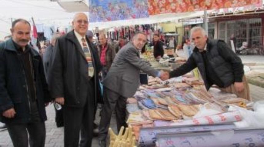 Ekkk Başkan Adayı Esnafa G&uuml;ven Verdi