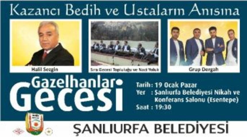 Kazancı Bedih Ve Gazelhanlara Anma Gecesi