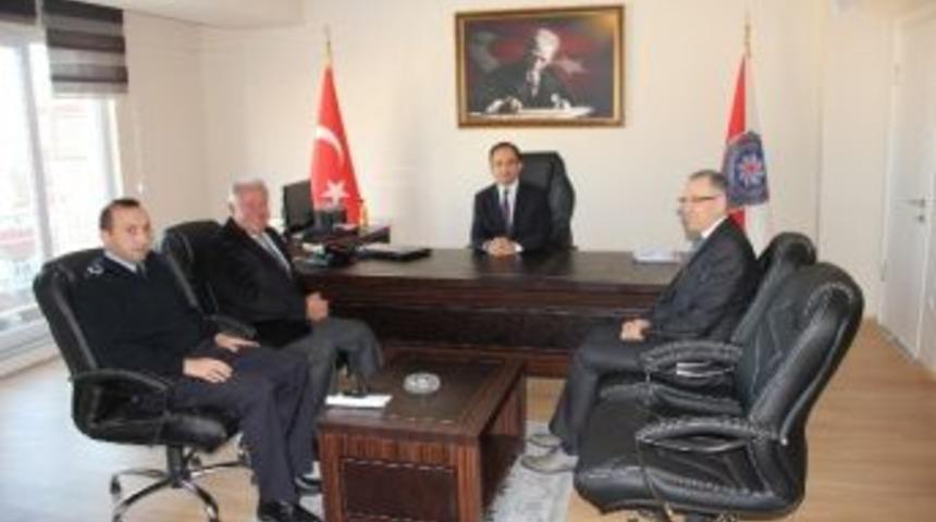 &Ccedil;erkezk&ouml;y Osb Y&ouml;netim Kurulu Başkanı Sarıoğlu, Yılmaz Ve Tuncel&rsquo;i Yeni Makamlarında Ziyaret Etti