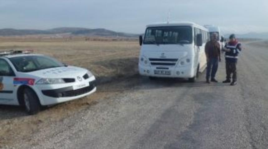 Korkuteli&rsquo;nde Okul Servislerine Denetim