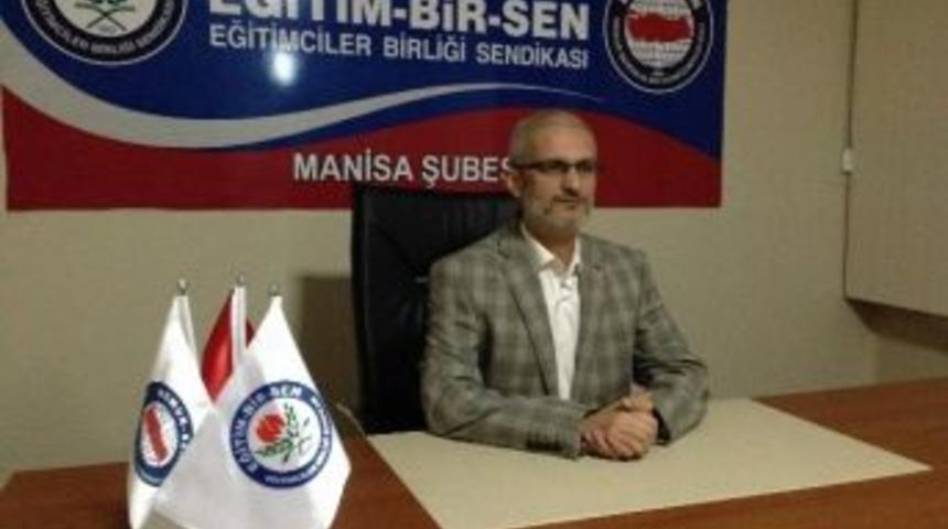 Eğitim Bir Sen Manisa Şube Başkanı Mehmet Emin Sofuoğlu: