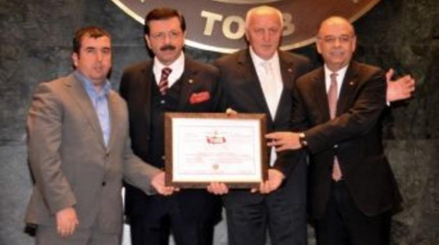 Adaso&rsquo;ya Yenilenen &ldquo;akredite Oda Belgesi&rdquo; T&ouml;renle Verildi