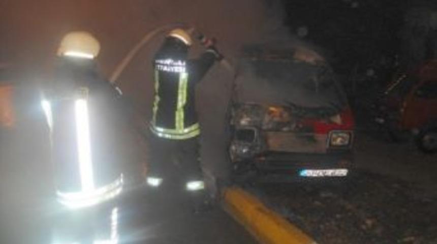 Yanan Ara&ccedil; Kullanılamaz Hale Geldi