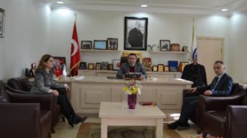 Kaymakam Kuzulu&rsquo;dan Y&uuml;cel&rsquo;e İade-i Ziyaret