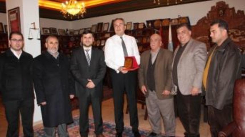 Alibey Camii Koruma Ve Yaşatma Derneği Heyetinden &Uuml;nver&rsquo;e Teşekk&uuml;r Ziyareti