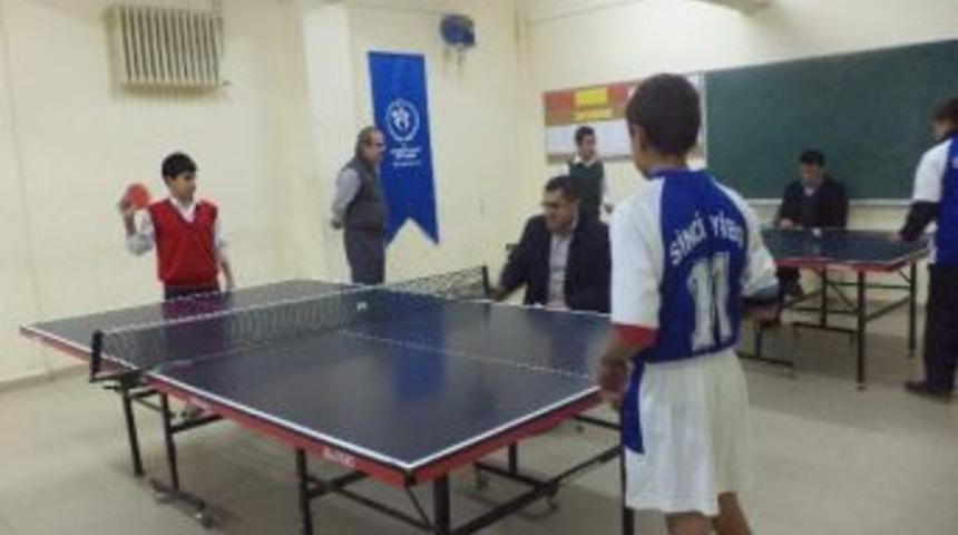 Sincik&rsquo;te Masa Tenisi Turnuvası Yapıldı