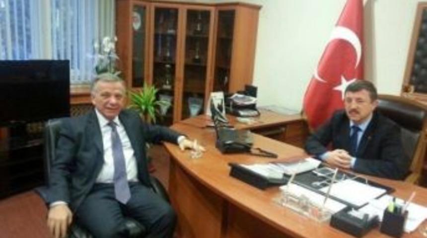 Başkan Ko&ccedil;al, Kaplan&rsquo;ı Ziyaret Etti