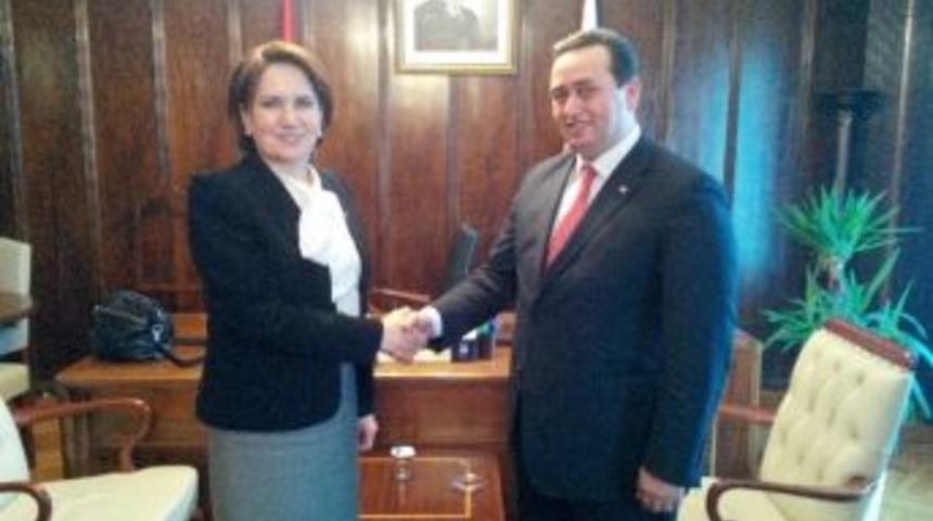 Başkan Adayı Yanmaz, Bah&ccedil;eli Ve Akşener'i Ziyaret Etti