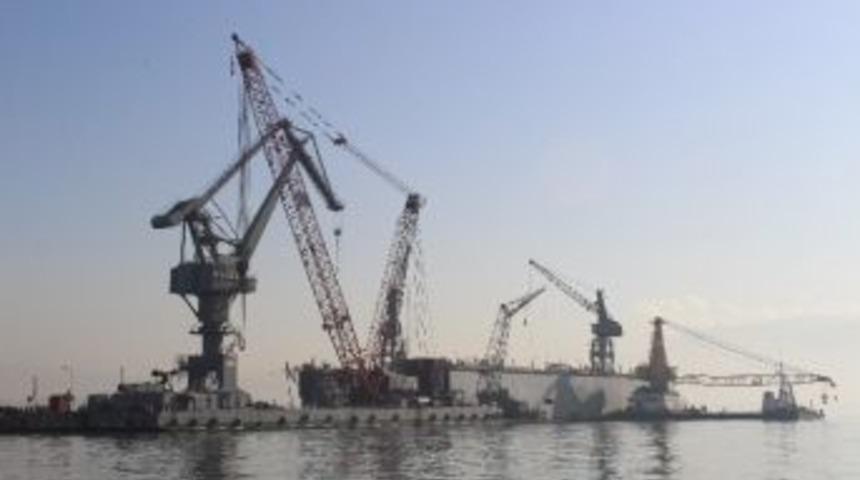 Tcg Değirmendere R&ouml;mork&ouml;r&uuml;n&uuml; Y&uuml;zd&uuml;rme &Ccedil;alışmaları