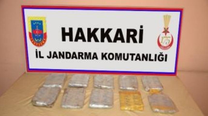 Menfezin Altında 10 Kilo Uyuşturucu Ele Ge&ccedil;irildi