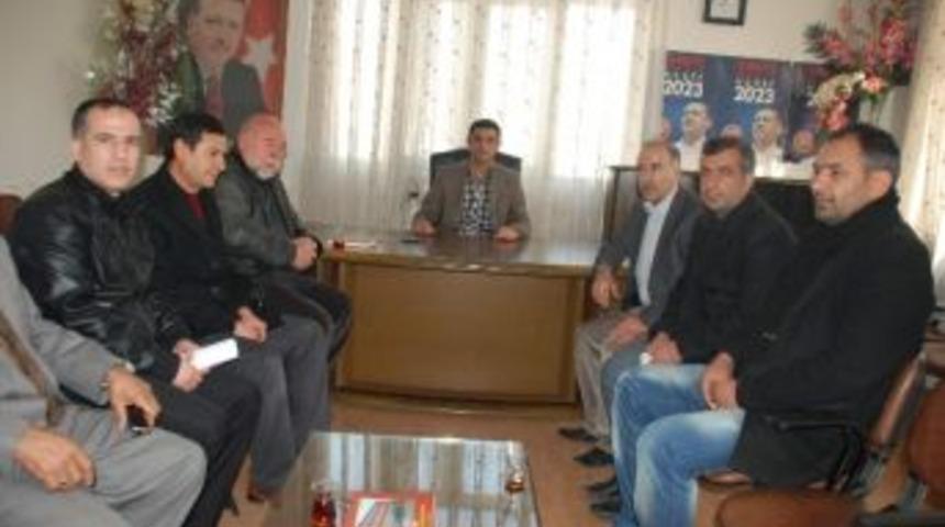 Kahta&rsquo;daki Gazeteciler, İadeyi Ziyaretlerde Bulundu