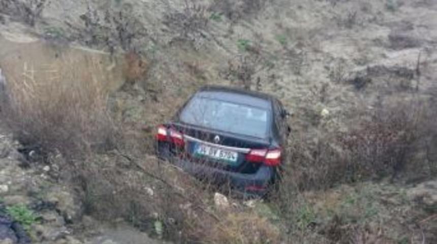 Edirne'de Otomobil Tarlaya U&ccedil;tu: 1 Yaralı