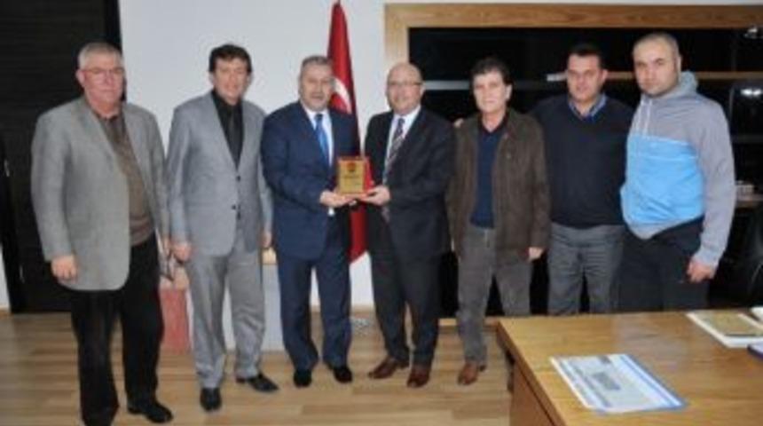 Başkan &Ccedil;oban T&uuml;fad Heyetini Kabul Etti
