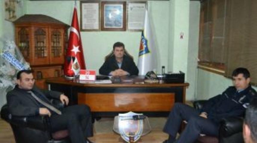 Kula Emniyetinden Şof&ouml;rler Odası'na Ziyaret