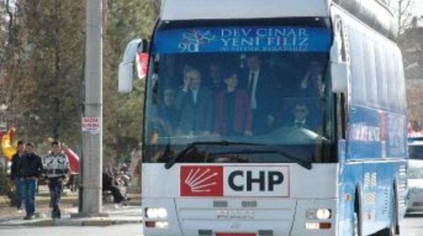 Chp Lideri Kılı&ccedil;daroğlu, Karaman'da Aday Tanıtım Toplantısına Katıldı