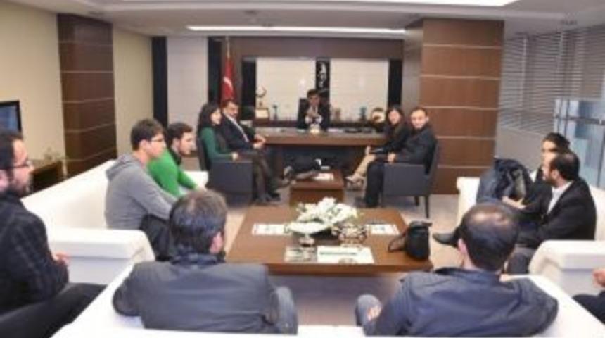 Tiyatrocu Adaylarından Başkan Kalaycı&rsquo;ya Teşekk&uuml;r Ziyareti