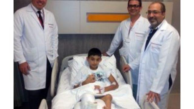 10 Yaşındaki Hasan Artık Yürüyebilecek