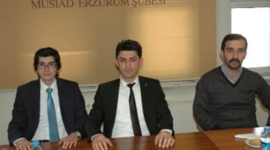 M&uuml;siad Erzurum Şubesi Gen&ccedil;lik Kurulu Başkanlığına Emrah &Ouml;zt&uuml;rk Getirildi