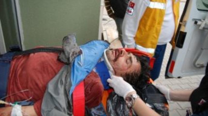 İnşaattan D&uuml;şen İş&ccedil;i Ağır Yaralandı