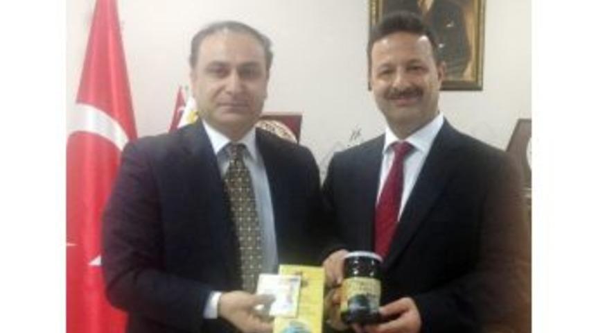 Siirt 56 Derneği Başkanı Emrah Rekt&ouml;r Erman'ı Ziyaret Etti