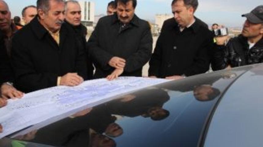 Kafkas Ve Yıldırım&rsquo;dan Hastane İnşaatında İnceleme