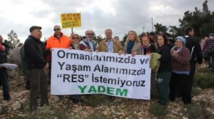 Urla&rsquo;da Res&rsquo;e Hayır Eylemi