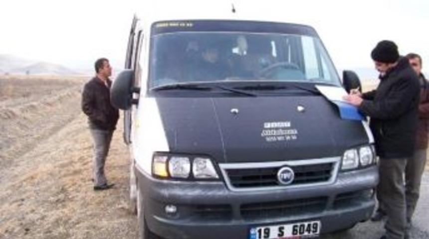 Sungurlu'da Okul Servisleri Denetlendi