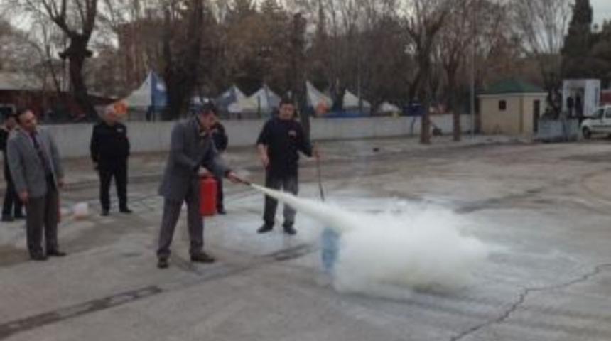 İtfaiyecilere Yangın Eğitimi