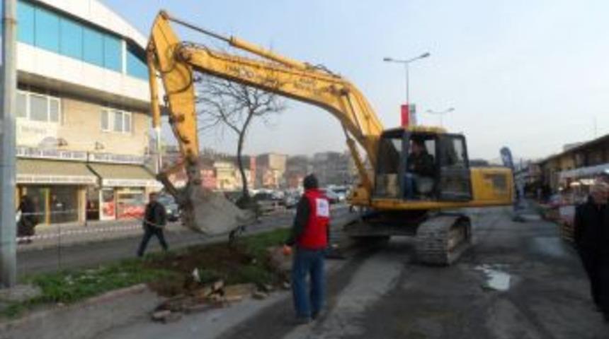 Yeni D&uuml;kkanlarda &ccedil;evre d&uuml;zenleme &ccedil;alışması başladı