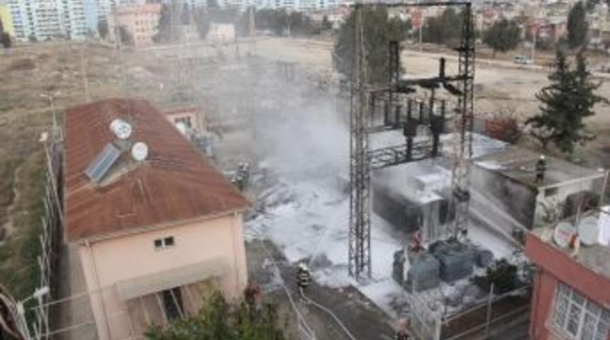 Mahalledeki Trafoda Korkutan Yangın